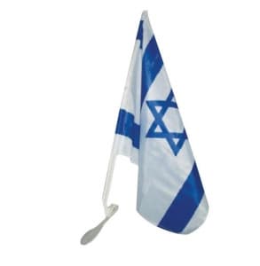 דגל רכב לאום + מוט